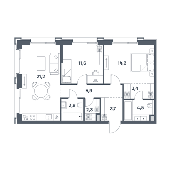 ЖК «Портленд», Москва | Жилой комплекс Portland в районе Печатники, Forma